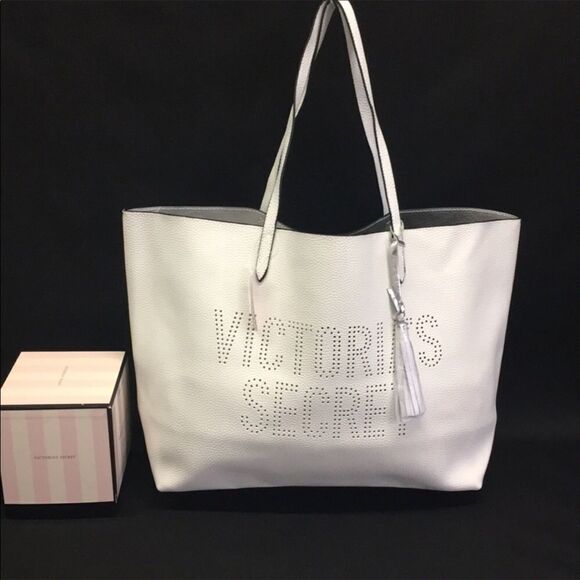 🔥 Victoria’s Secret tote bag faux leather New - Picture 2 of 5